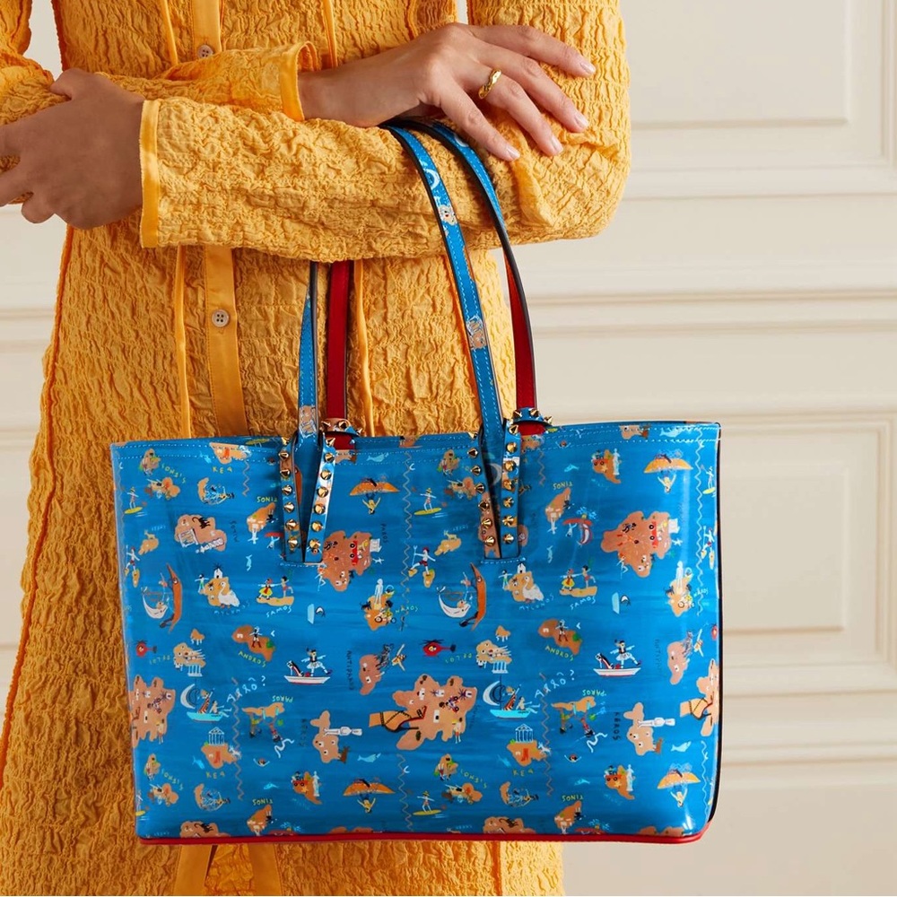 CHRISTIAN LOUBOUTIN
Cabata Small Patent Leather Tote Bag